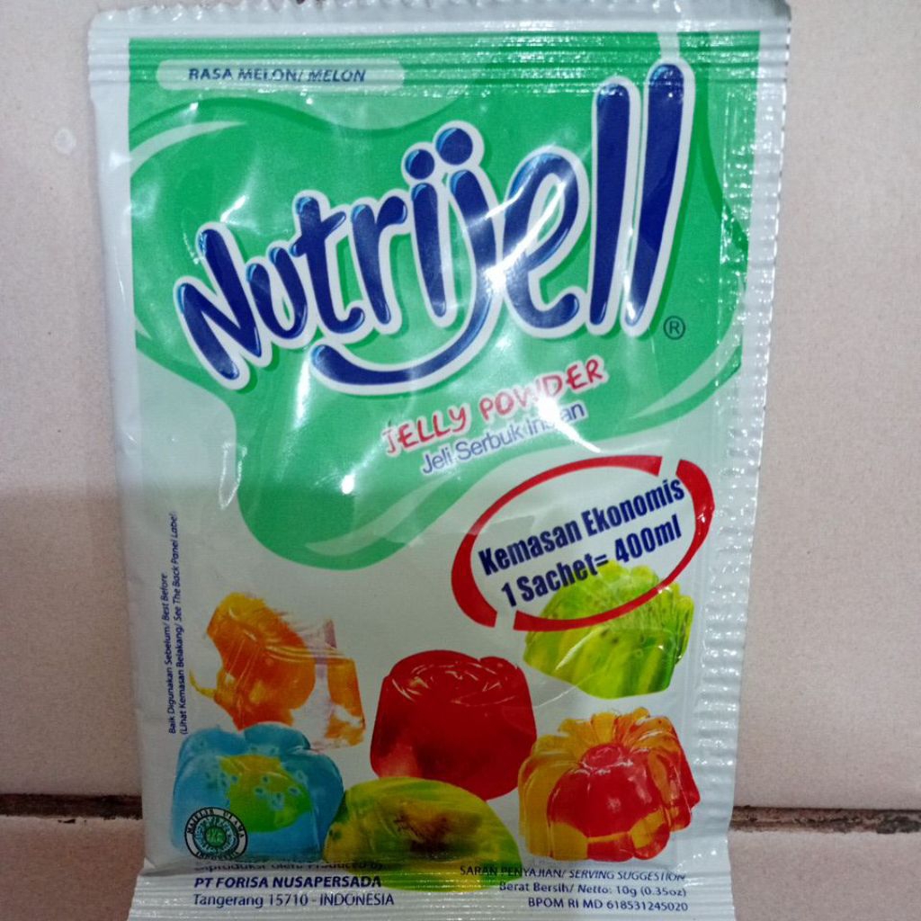 

Nutrijell Ekonomi Jelly Powder Kemasan Sachet Rasa Melon 10gr