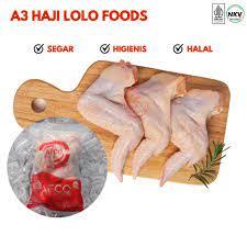 

TERLARIS Sayap Ayam Broiler Fresh Frozen 1kg Halal/ Sayap Ayam / Chicken Wings (FRESH & FROZEN) kemasan 1 Kg/ Sayap Ayam Segar / Chicken Wings Fresh 1 Kg (Ayam Segar)