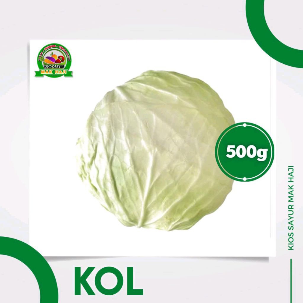 

Kol segar 500 gram