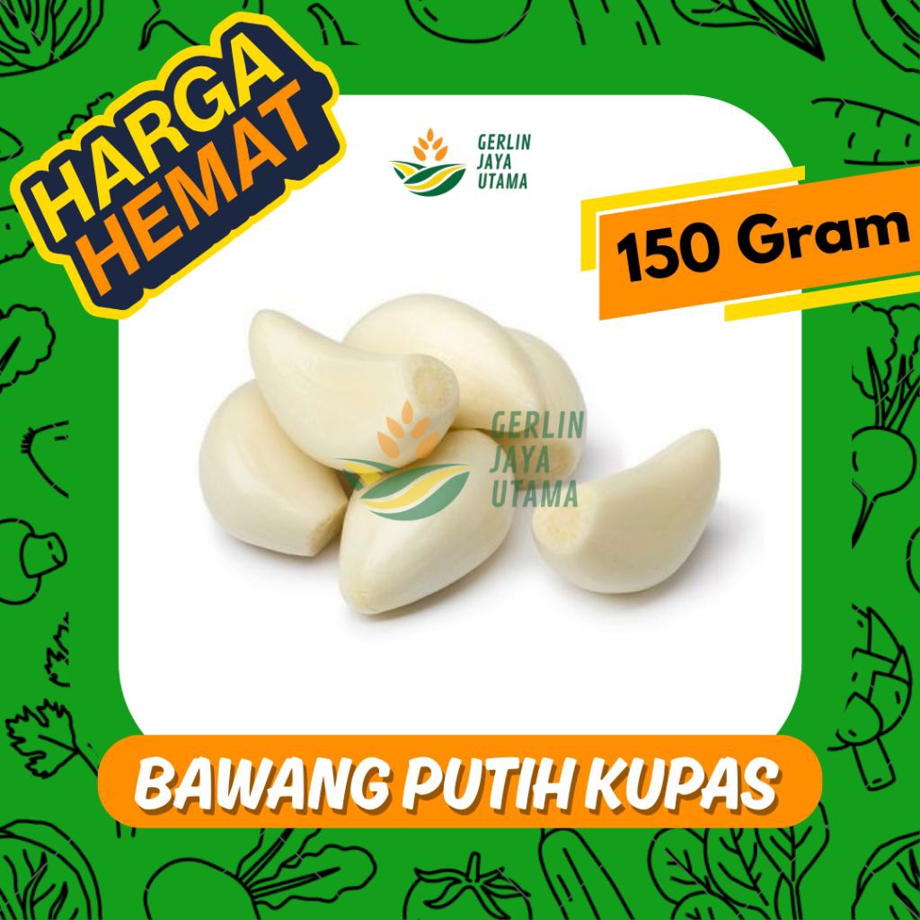 

[PAKET HEMAT] Bawang Putih Kupas