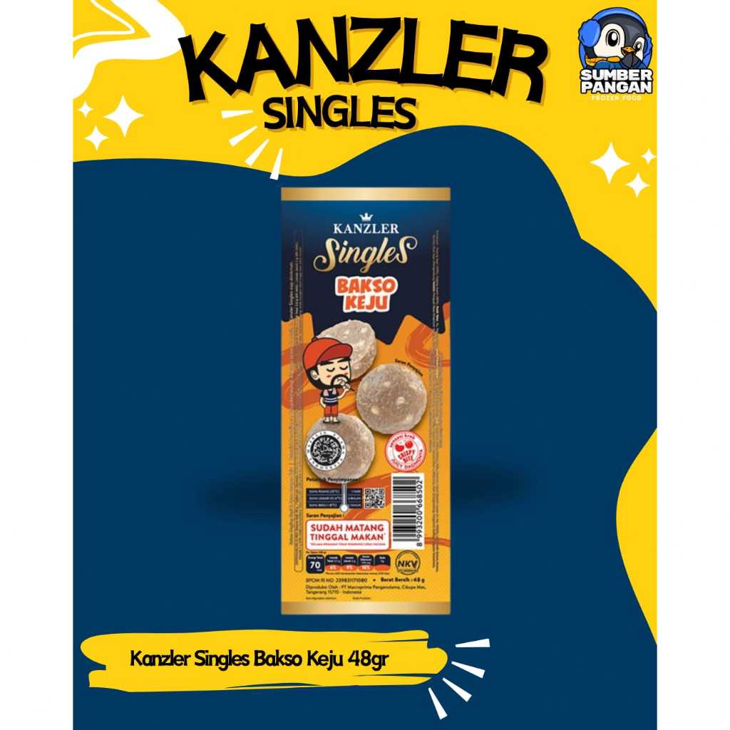 

Kanzler bakso Keju 48 gr