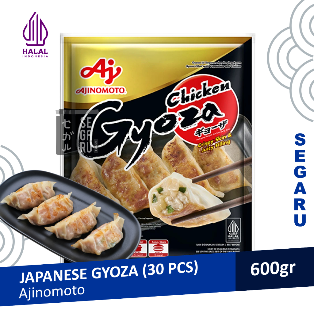

Japanese Gyoza Ajinomoto Premium Quality Halal Isi 30 pcs 600 gram