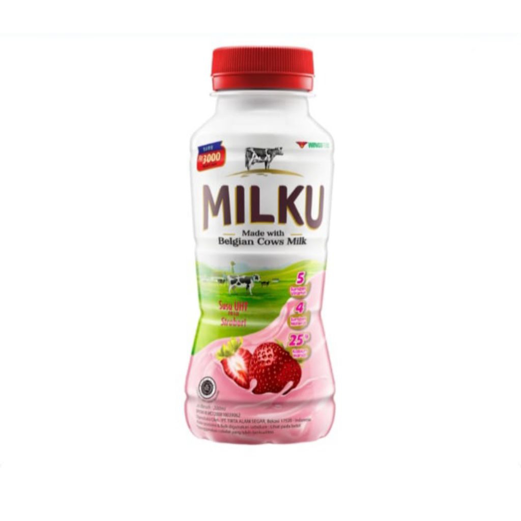 

Milku Stroberi 200ml. Isi 12pcs
