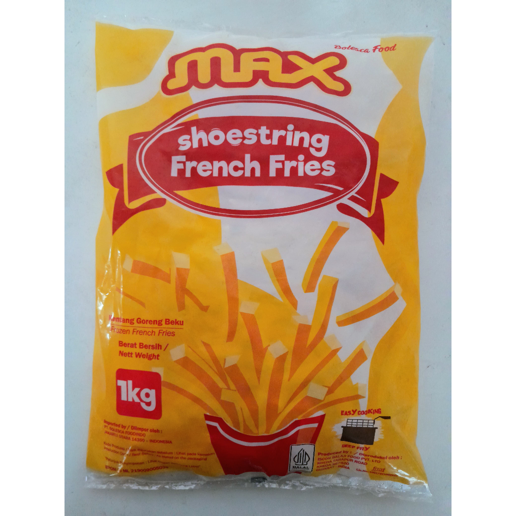 MAX kentang shoestring 1kg
