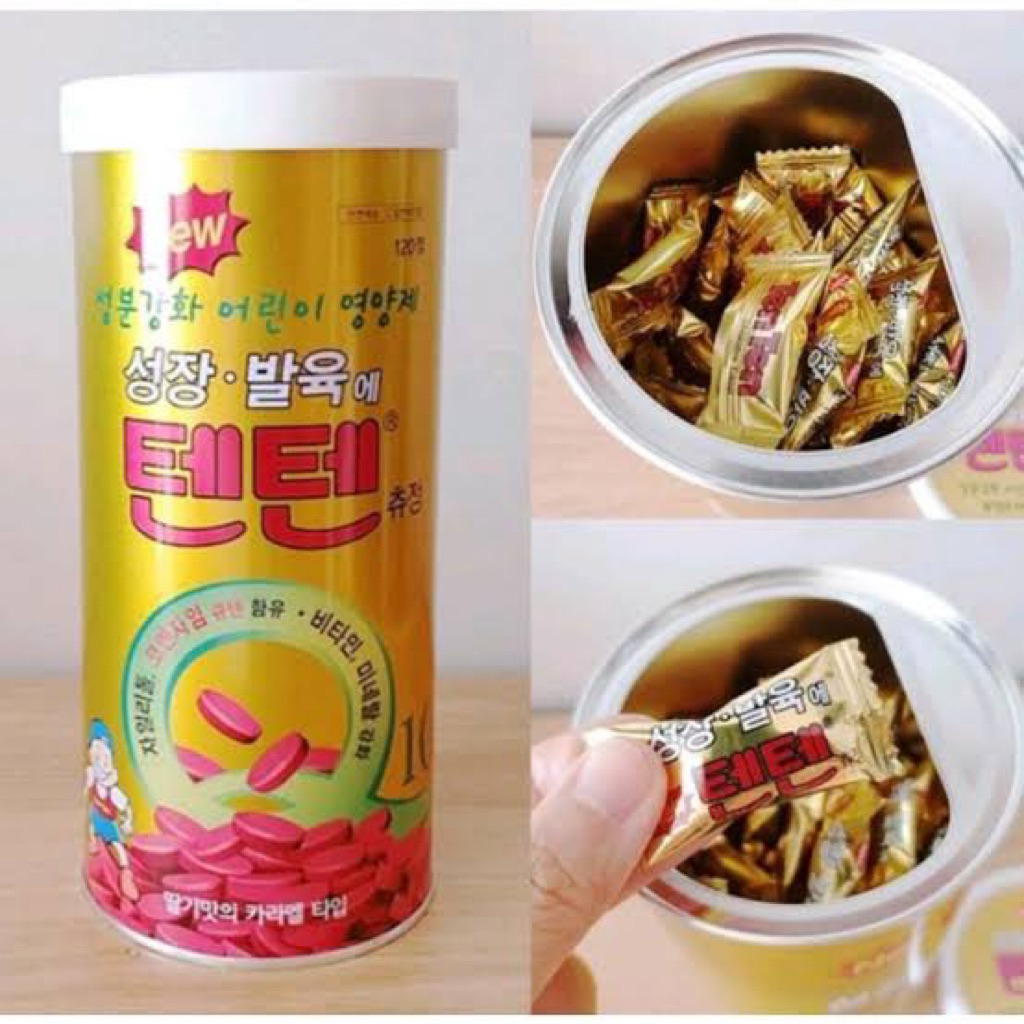 PRE ORDER TENTEN VITAMIN CANDY ANAK & DEWASA STRAWBERRY 100% ORIGINAL