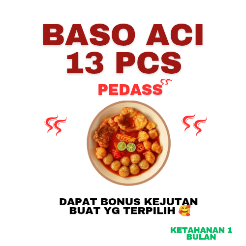 

PAKET 13 BUNGKUS ( 13 PCS ) BASO ACI