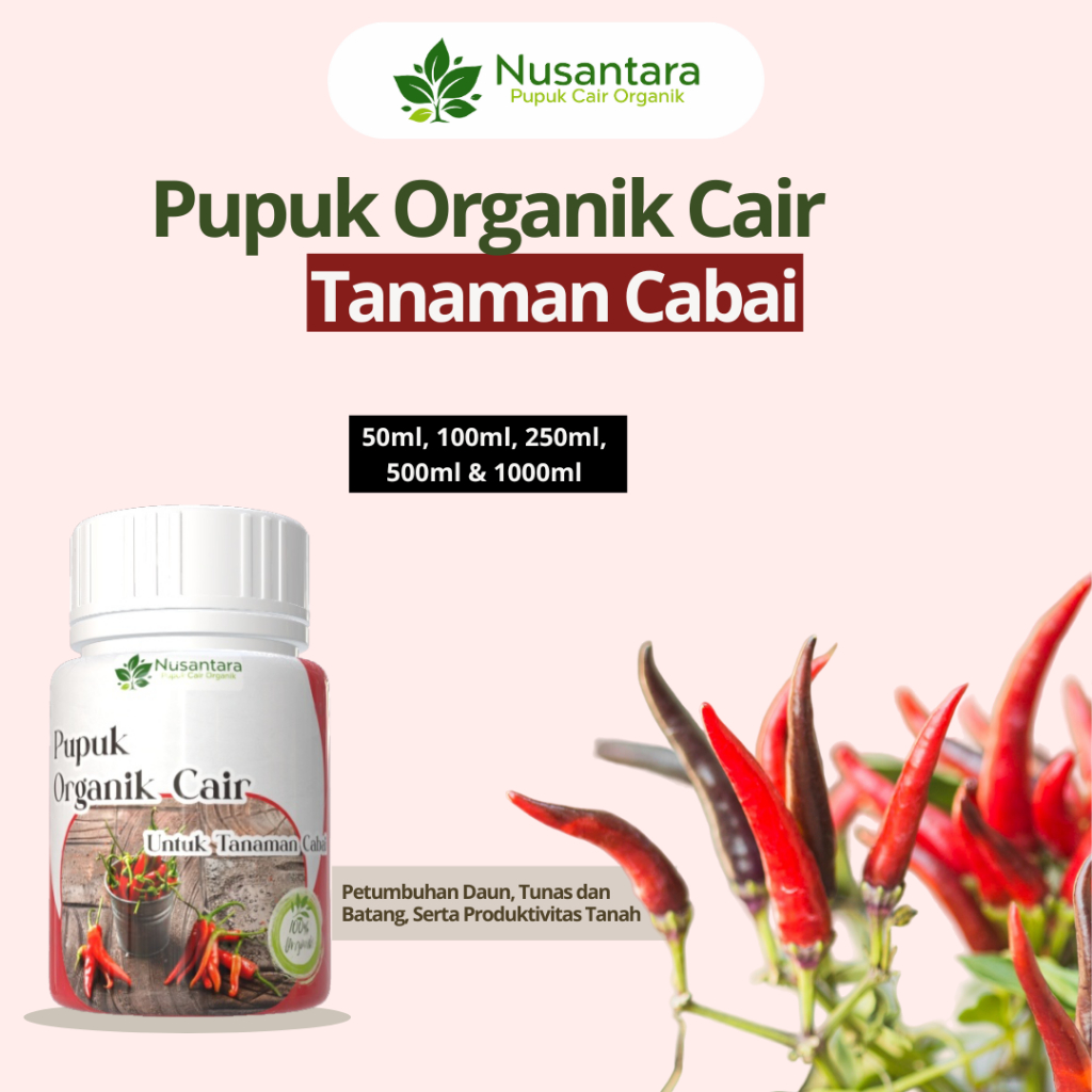Nusantara Pupuk – Pupuk Organik Cabai Anti Virus Keriting Obat Daun Menguning Cabe Atasi Daun Kuning