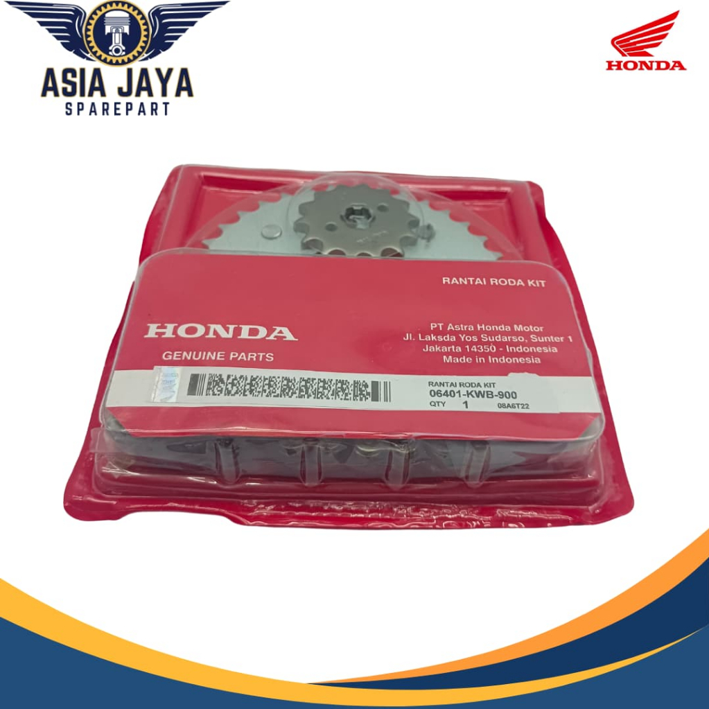 06401-KWB-900 Gear Gir Set Honda Revo 110 OLD, Revo FIT, Blade 110 KWB, Blade FI Original
