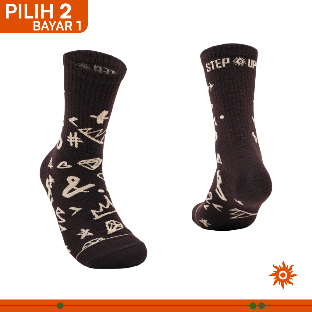 StepUp Socks Kaos Kaki - King of Diamond