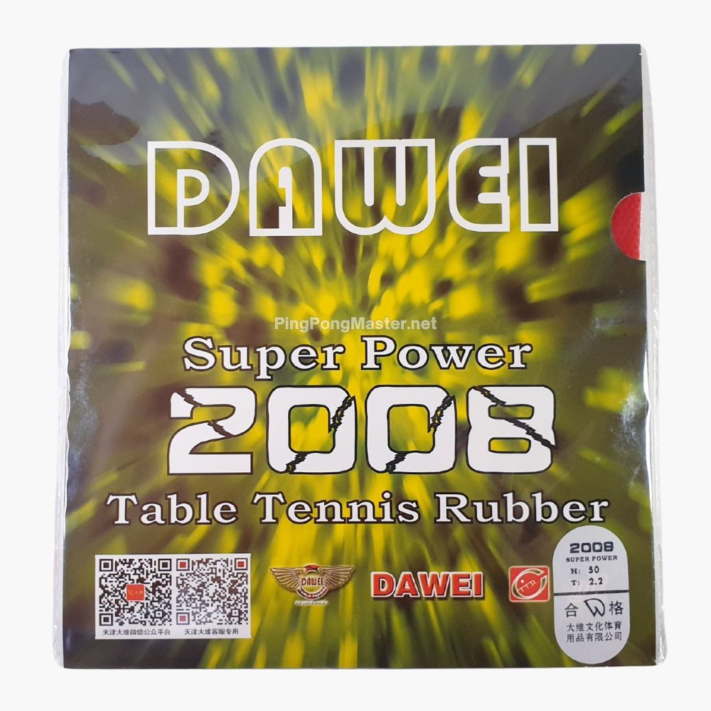 Dawei 2008 SP - Karet Pingpong Bet Tenis Meja Dawei 2008 Super Power
