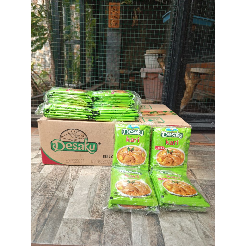 

PROMO 1 DUS Desaku KARI 15g Isi 12PACK (120 PCS) Bahan Penyedap Bubuk Instan