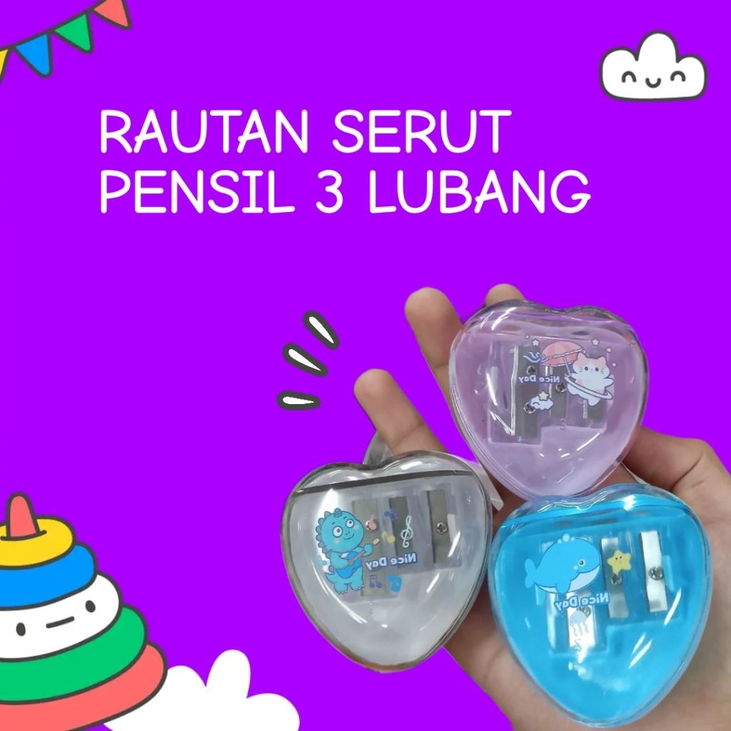 

Rautan Serut Pensil 3 Lubang