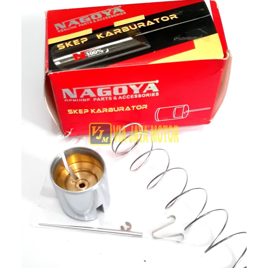 PE26 PER + SKEP GAS + JARUM KARBU KARBURATOR PE26 PE 26 NAGOYA JAPAN STEINLES CROOM