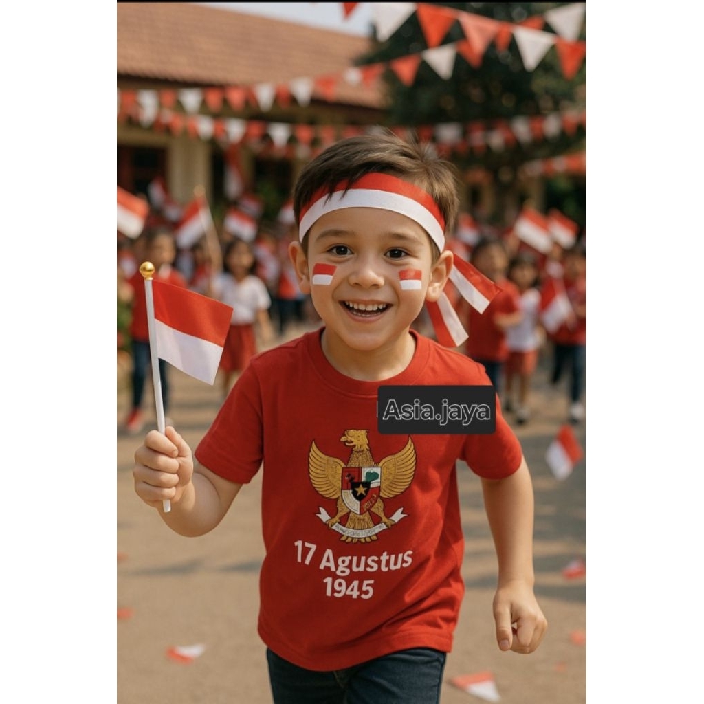 

Pita roll bendera merah putih ikat kepala 20 yard / pita merah putih