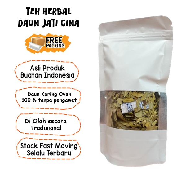 

PROMO PAKET HEMAT Teh Herbal Daun Jati Cina Senna Leaves Kering Oven