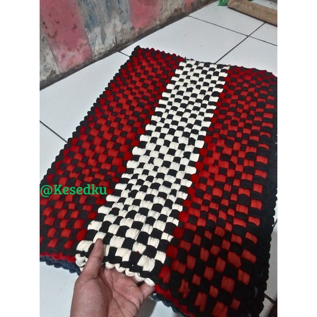 keset anyam tebal anti licin / kesed kamar mandi cepat kering