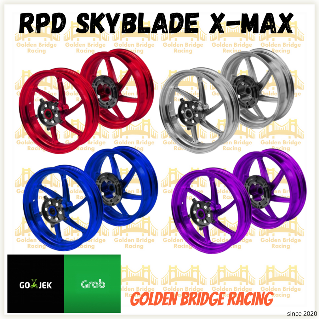 Velg RPD Skyblade palang 6 Model OZ MFZ Yamaha Xmax