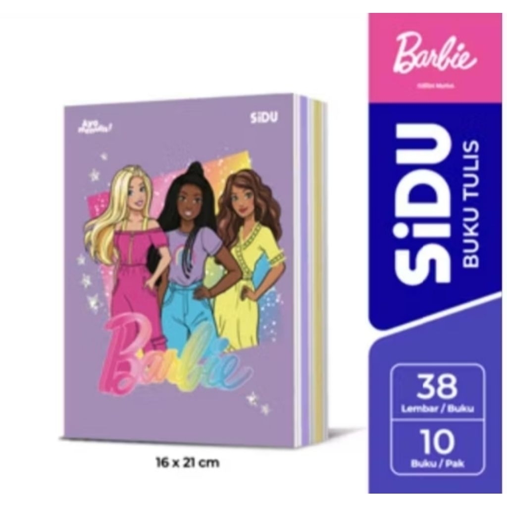

Buku Tulis Sidu Barbie 38 Lembar-10 Buku
