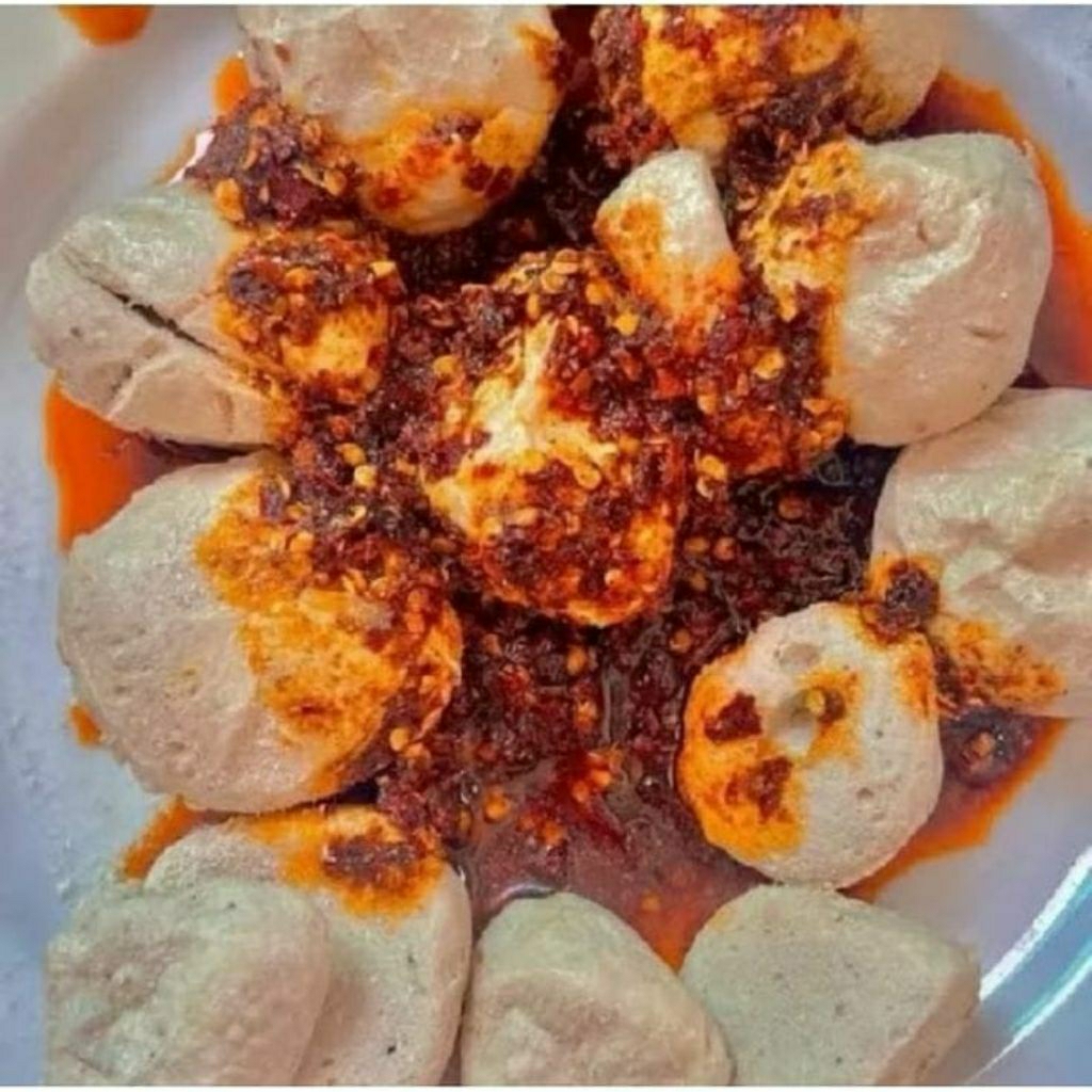 

Basreng mentah viral plus chili oil isi 6 butir