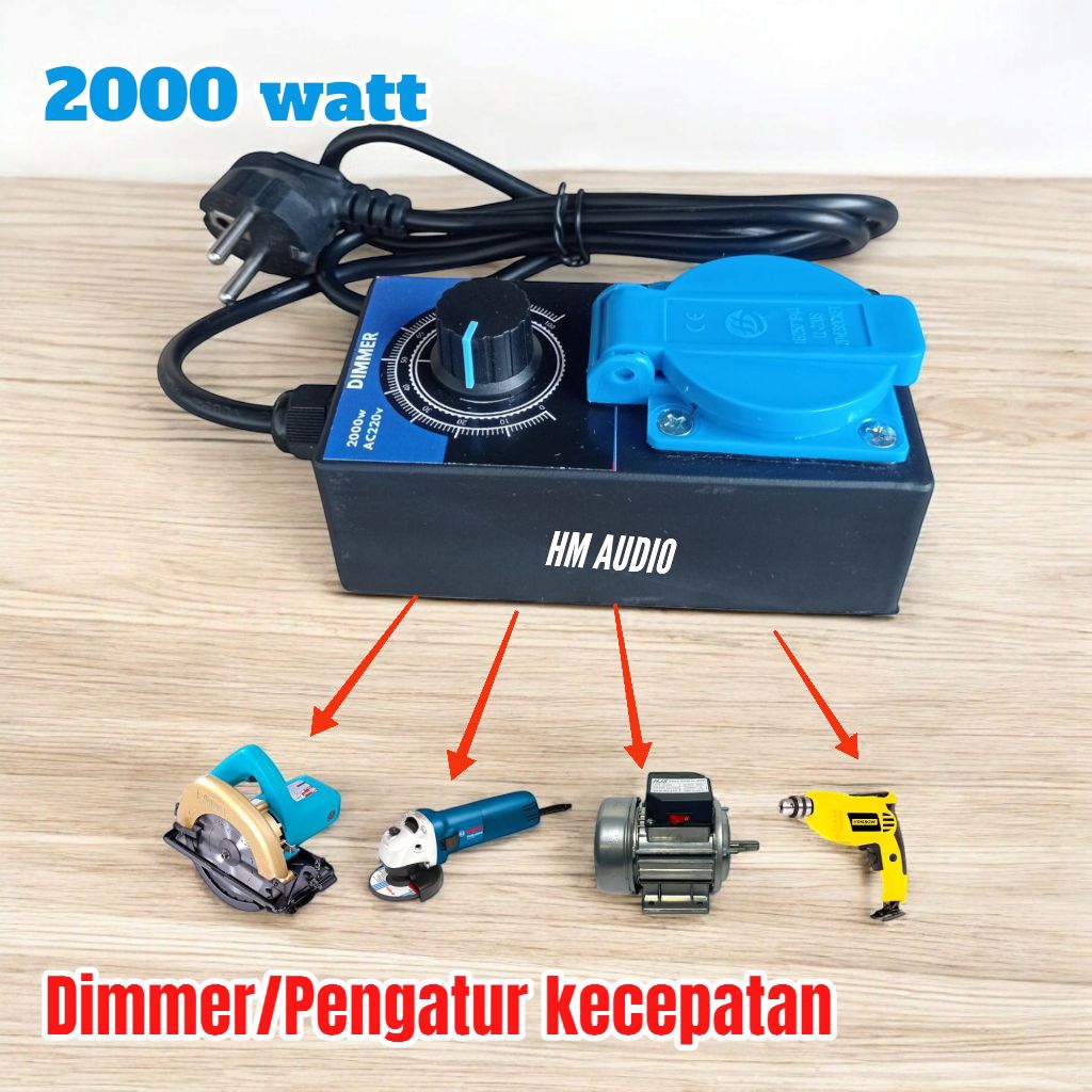 Dimer Pengatur kecepatan Speed control Dimmer motor dinamo 2000watt