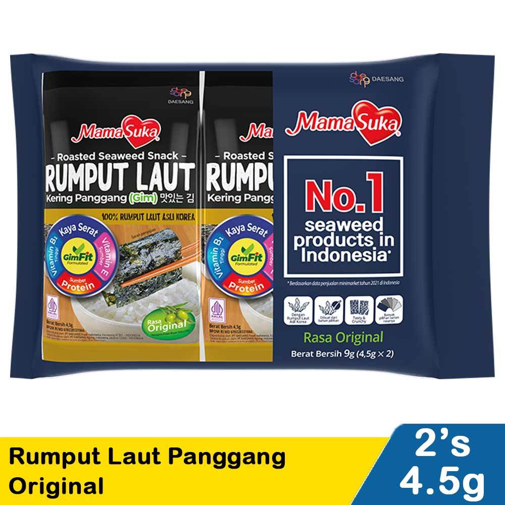 

mamasuka rumput laut panggang (nori) 2x4.5g
