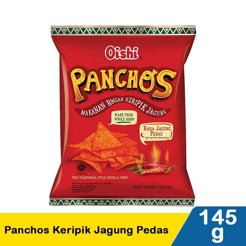 

oishi panchos keripik jagung pedas 145g