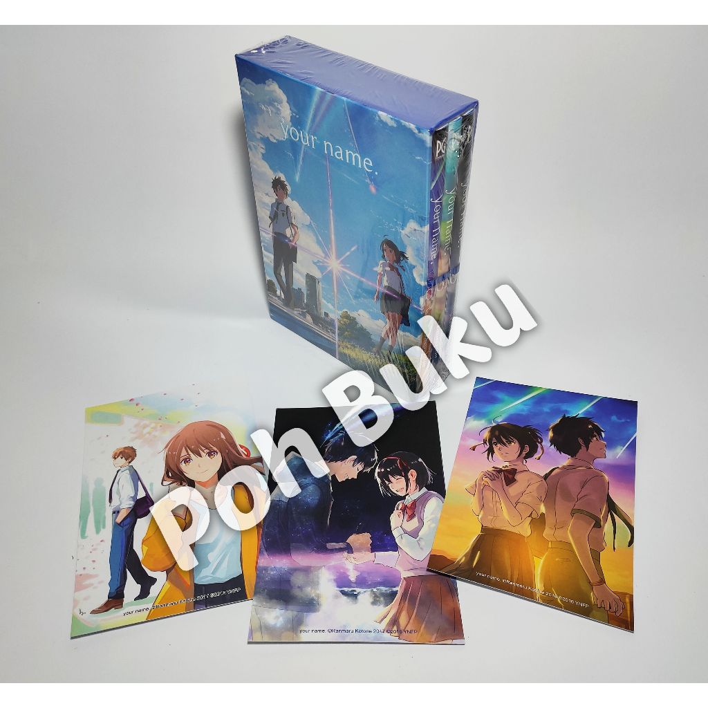 Komik Box Set Your Name 1-3 (SPECIAL SET Bonus Postcard) by Makoto Shinkai