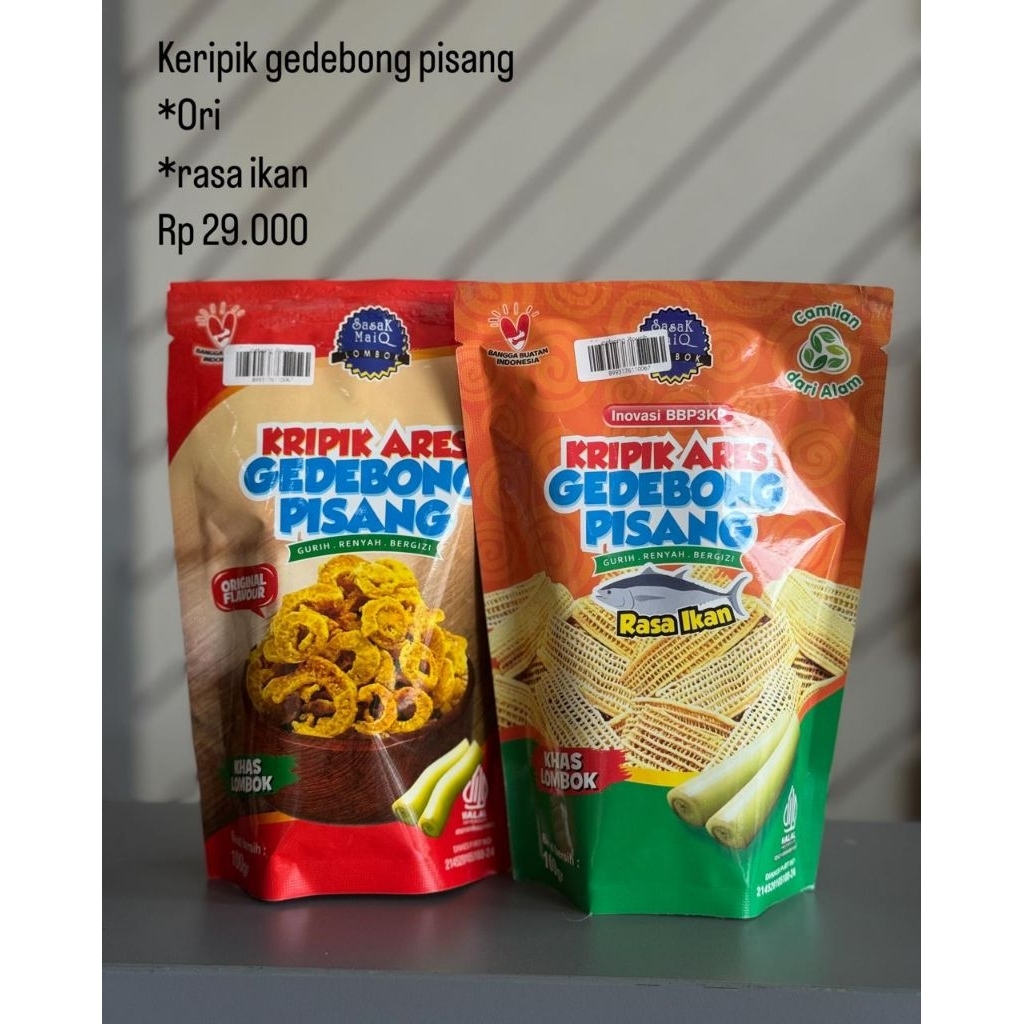 

keripik debong pisang SM