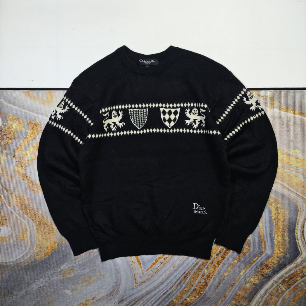 Vintage Christian Dior Sport Knit Sweater