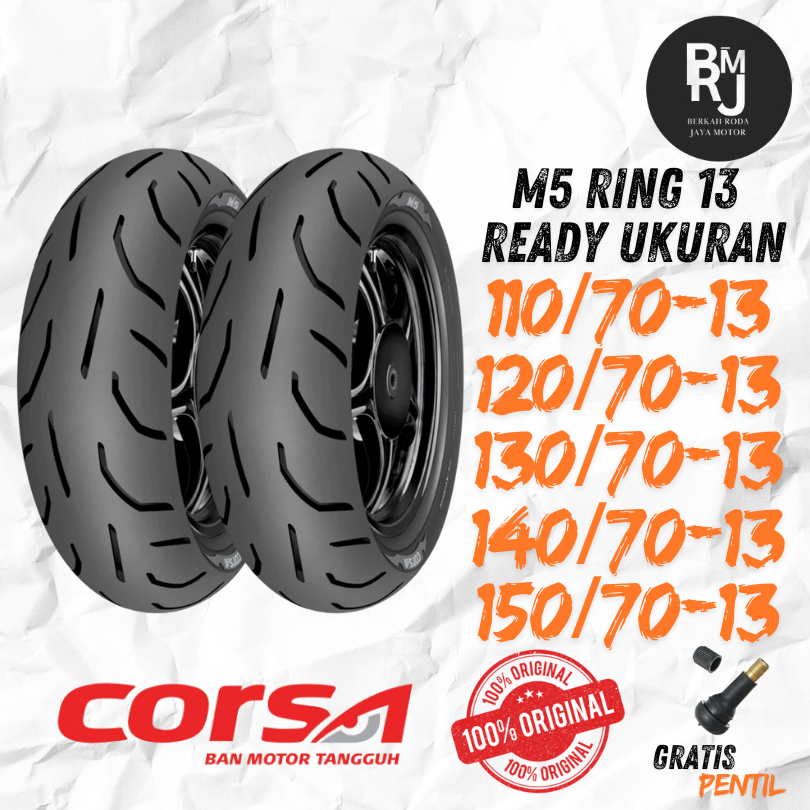 BAN MOTOR NMAX TUBELESS CORSA M5 NMAX PCX ADV