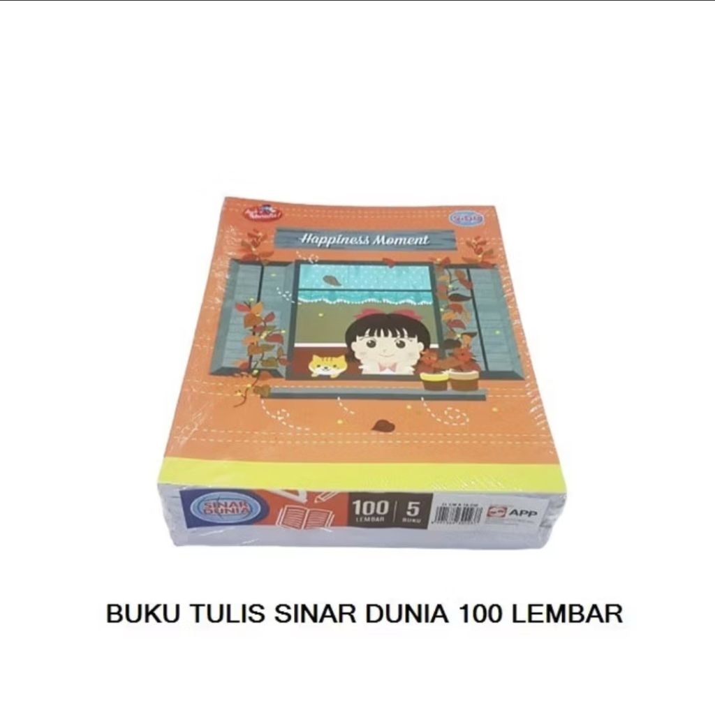

Buku Tulis Sidu isi 100 lembar (1 pack 5 buku)