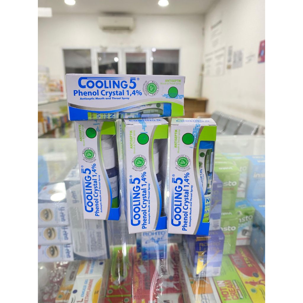 Cooling 5 Biru Obat Sariawan dan Sakit Tenggorokan