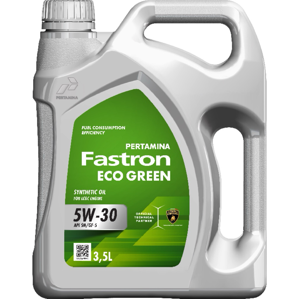 NEW Oli Fastron Eco Green 5W30 3,5 Liter (Oli Mobil LCGC - Sigra, Calya, Agya, Ayla, Brio Satya &