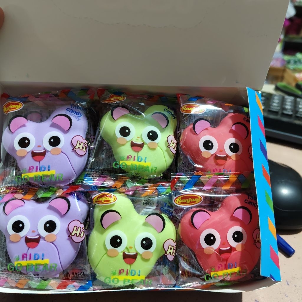 

Pidi Go Bear 1 pak isi 24 pcs