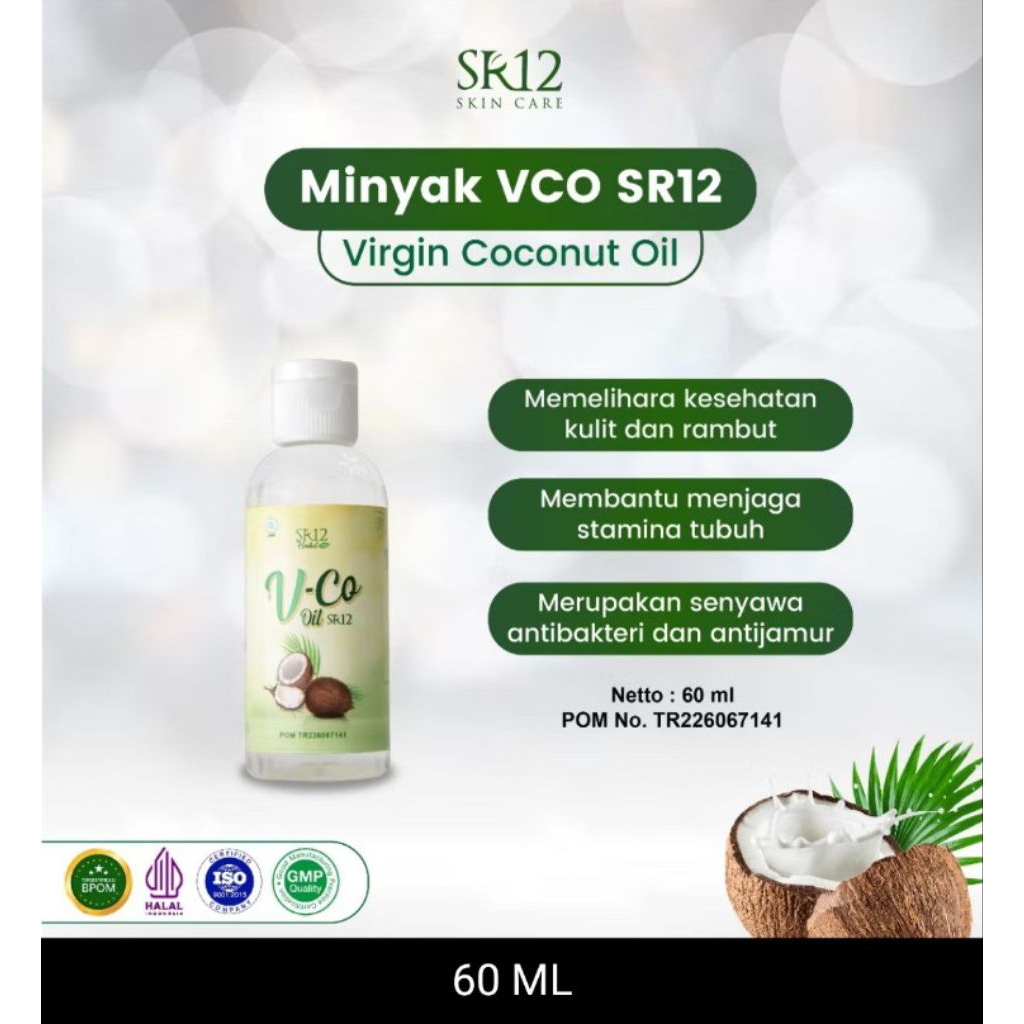 

VCO SR12 MINYAK KELAPA MURNI SEJUTA MANFAAT 60ml