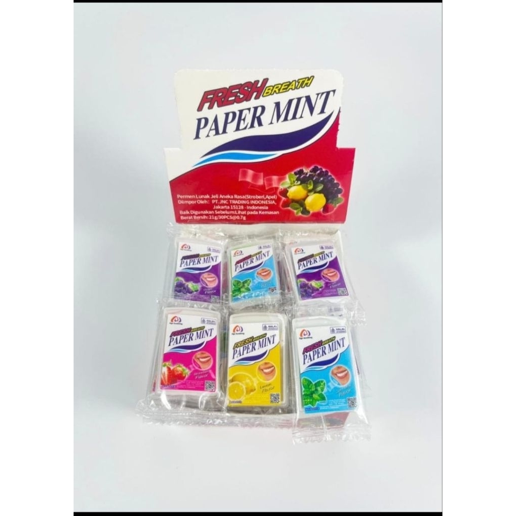 

Papermint Isi 30 pcs per box