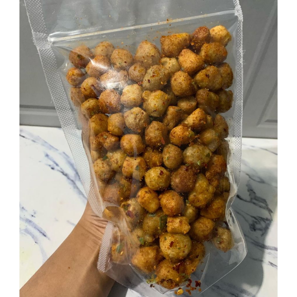 pilus cikur cimol kering endog lewo cemilan pedas makanan ringan oleh oleh cianjur