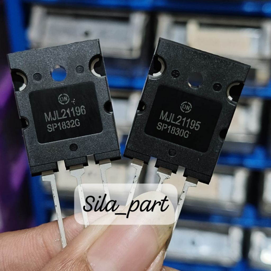 Transistor MJL21195 / MJL21196 (1set / sepasang)