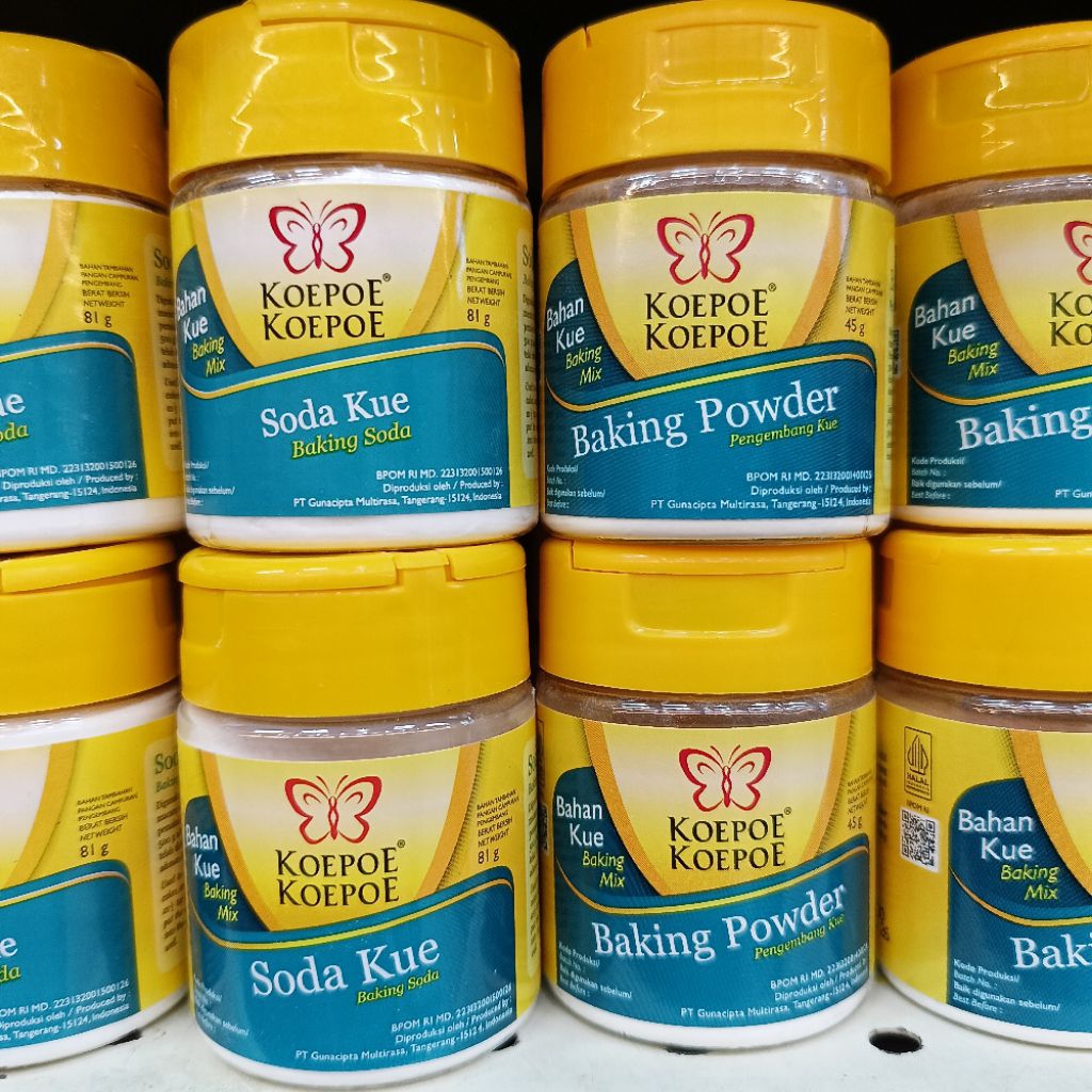 

Koepoe - Koepoe Baking Soda (81 Gr) & Baking Powder (45 Gr)