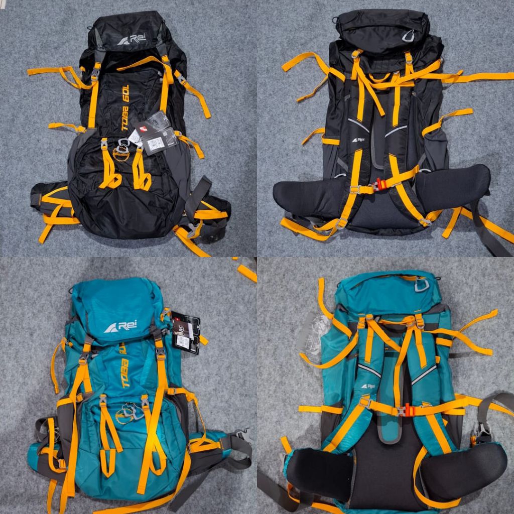 arei toba 60L tas gunung 60 liter carrier Rei original