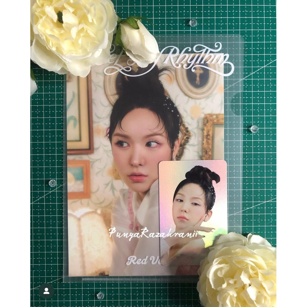 MD OFFICIAL POSCARD + PHOTOCARD HOLO WENDY MD FEEL MY RHYTHM REDVELVET PHOTOCARD