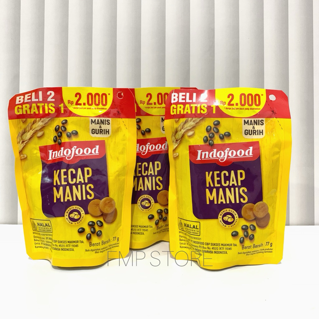 

BELI 2 GRATIS 1 Kecap Manis Indofood 77gr
