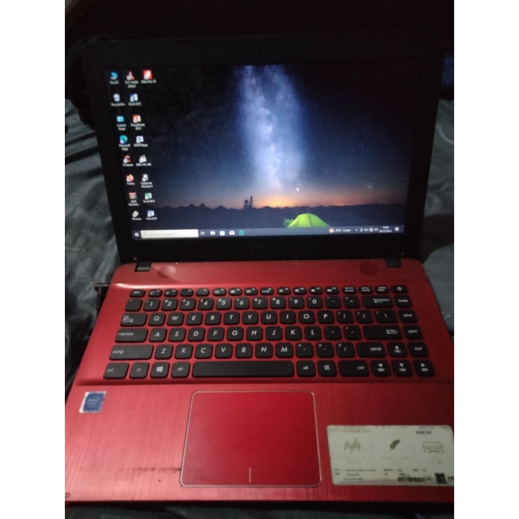 Laptop Asus x441 M Second Minus