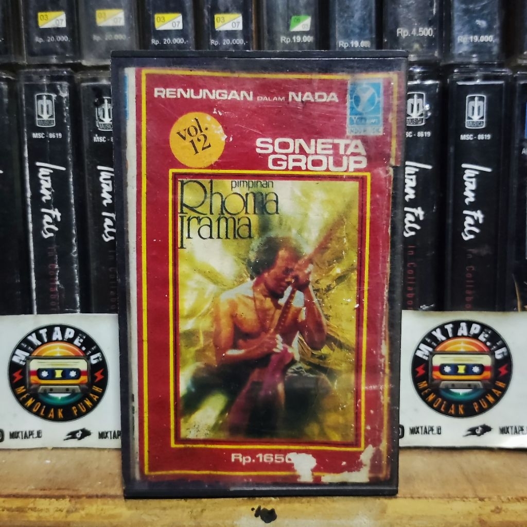 Kaset Pita - Rhoma Irama - Soneta Group - Renungan Dalam Nada - Vol 12 - Radio Tape - Kaset - Radio 