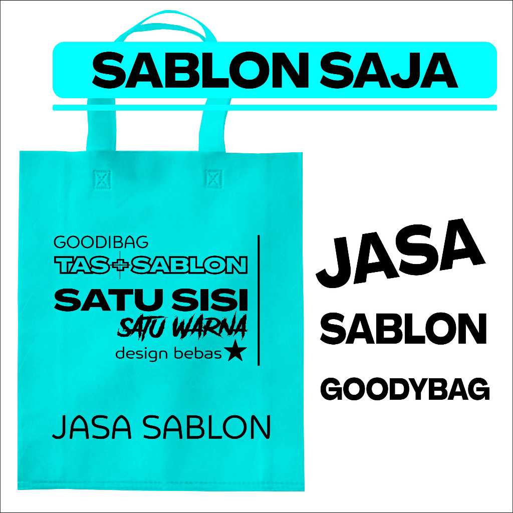 

JASA SABLON tas spundbond LINK PARTAI BESAR