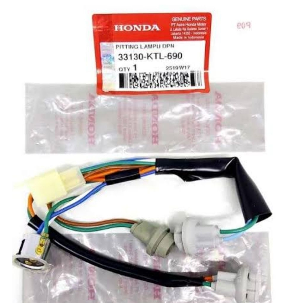 33130-KTL-690 HGP AHM 100% ORIGINAL SOKET. SUPRAFIT NEW 33130KTL690