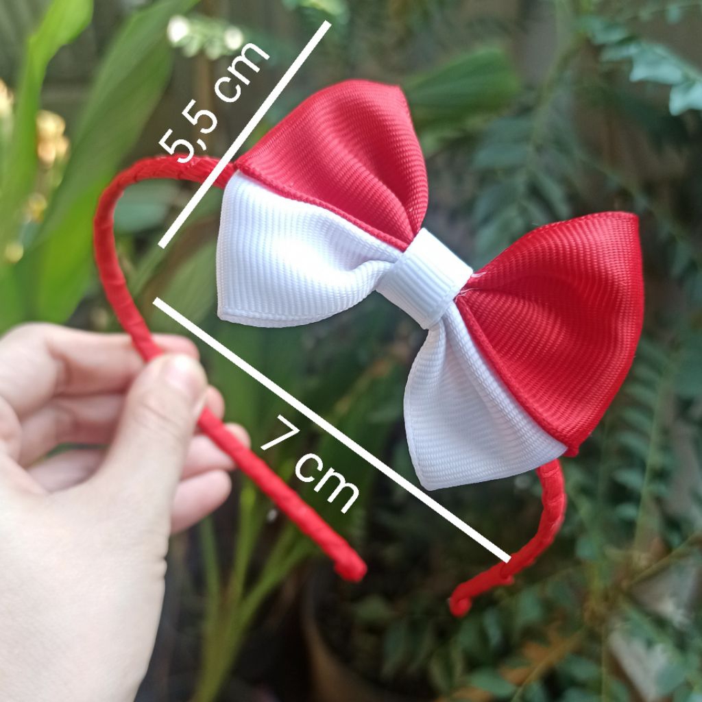 Bando Anak Merah Putih Bahan Besi – Hiasan Kepala Tema Kemerdekaan