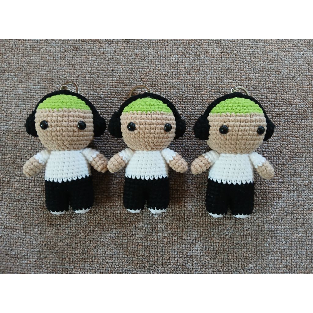 [Pre-order] Frank Ocean Crochet Keychain, Rajut - loopable.id