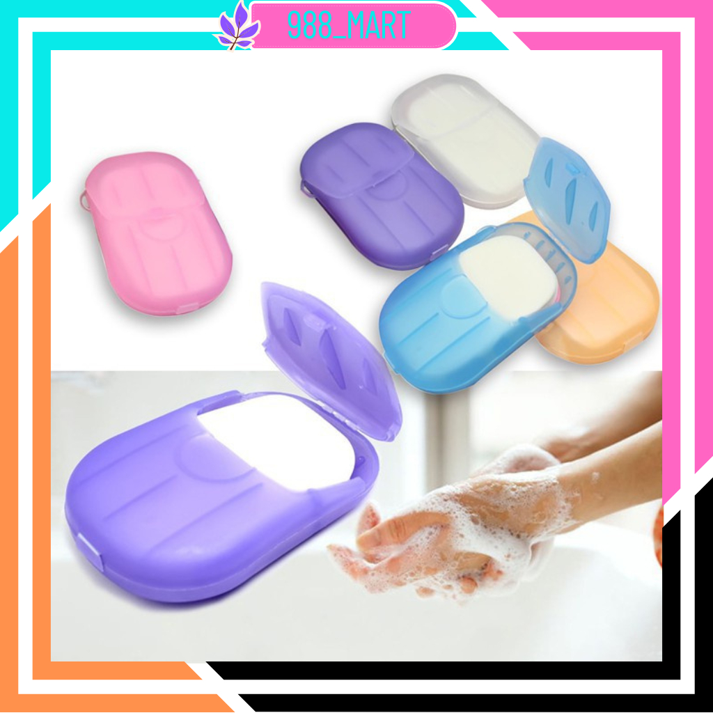 SABUN KERTAS SERBAGUNA / SABUN KERTAS TRAVELING SABUN PORTABLE / SABUN CUCI TANGAN KERTAS / PAPER