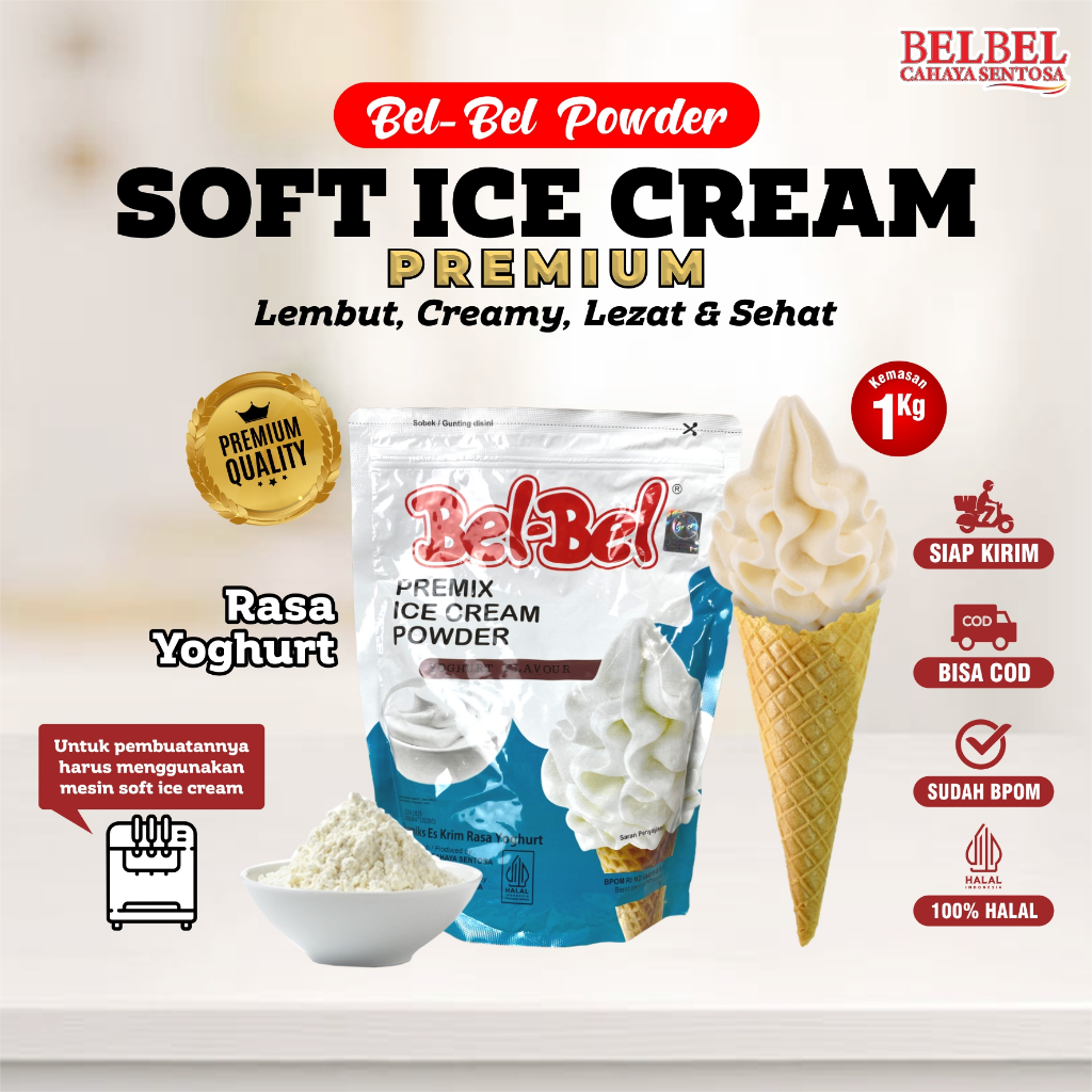 

Belbel Bubuk Ice Cream Rasa Yoghurt Kemasan 1 Kg